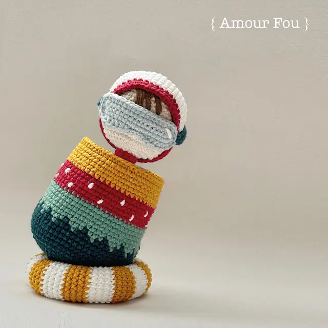 Amigurumi el hombre bala