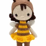 abeja amigurumi tejida a crochet