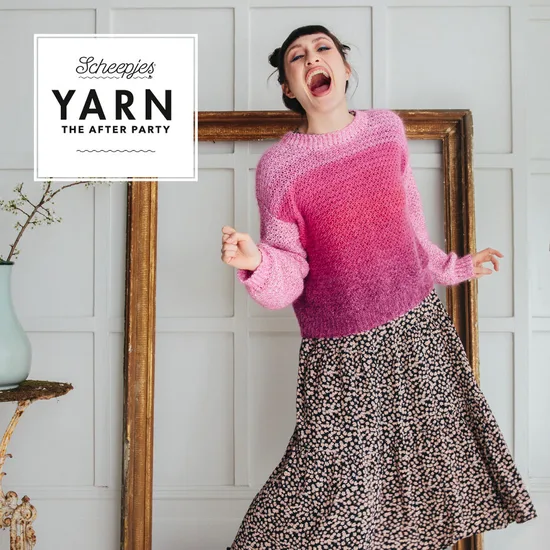 Jersey de manga larga de ganchillo