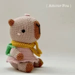 Capibara amigurumi crochet