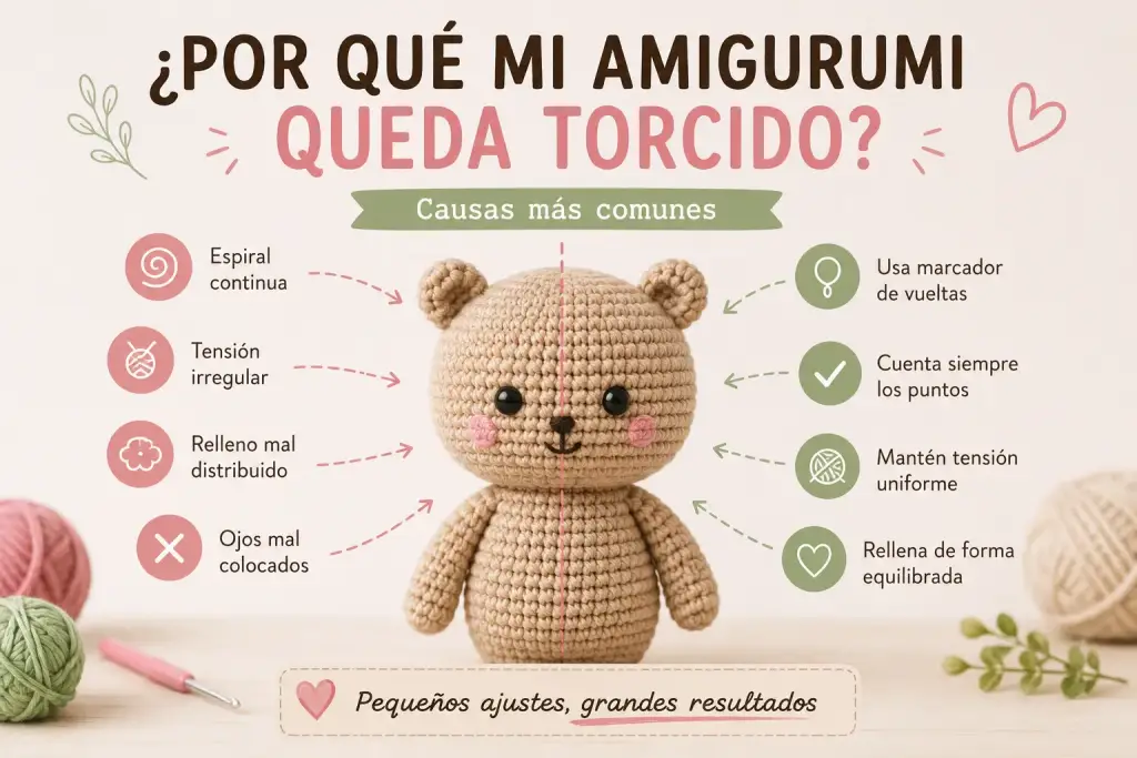 Amigurumi sin torcerse