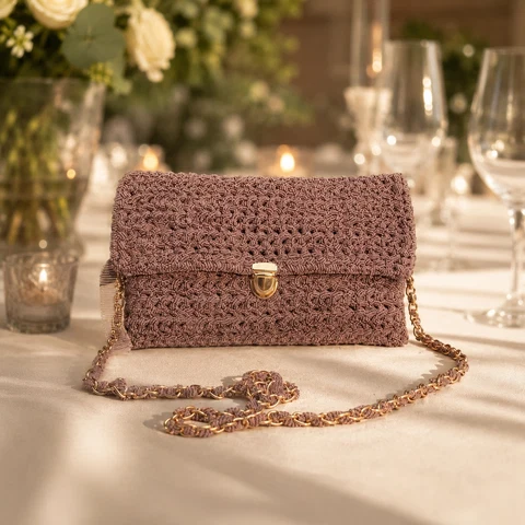 Bolso tejido a crocht
