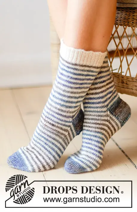 Patrón gratuito de calcetines