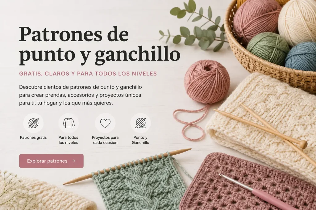 Patrones de punto y ganchillo gratis